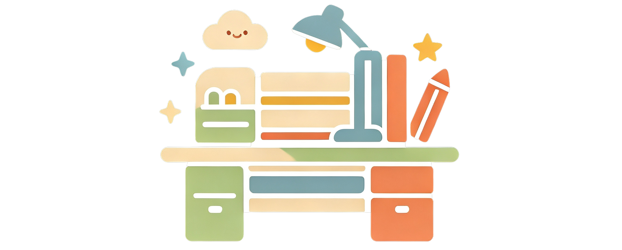 Create a dedicated study space and accompany your child as they grow happily.